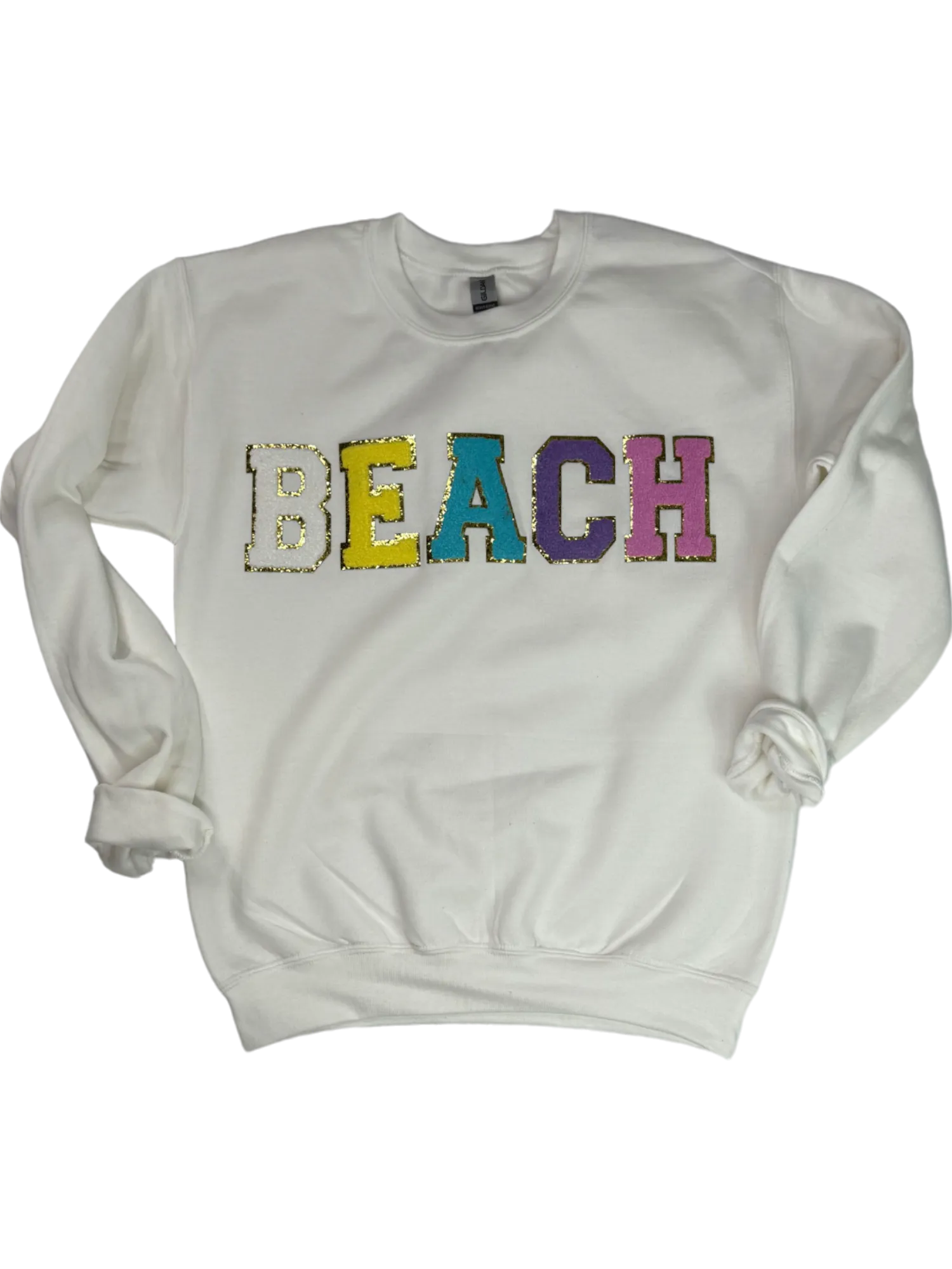 SW-6723 Beach-White Sweatshirt