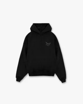 Team 247 X END Oversized Hoodie - Jet Black