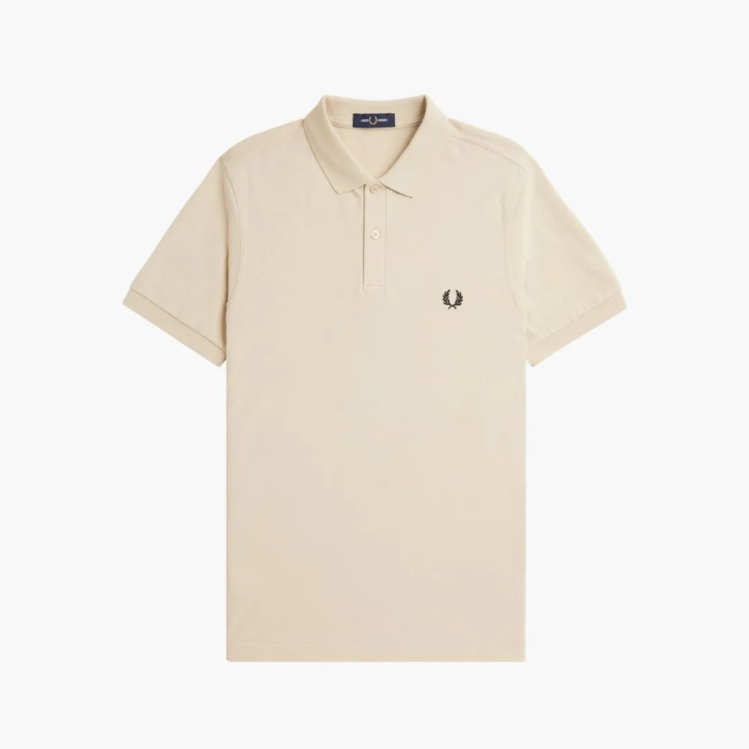 The Fred Perry Shirt (Oatmeal   Black)