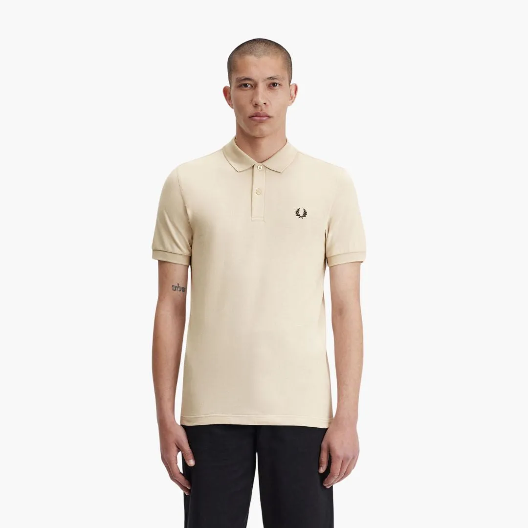 The Fred Perry Shirt (Oatmeal   Black)