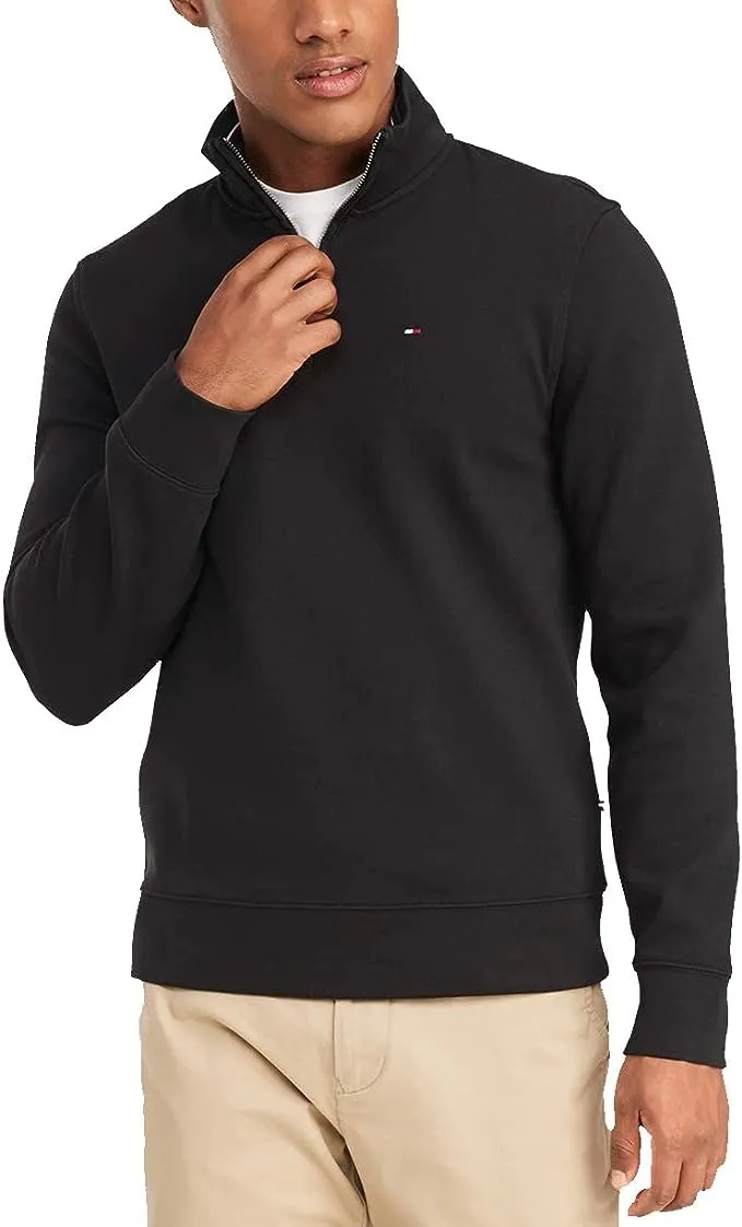 Tommy Hilfiger Bill Quarter Zip Mock Neck