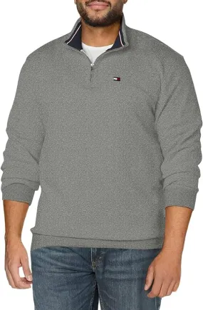 Tommy Hilfiger Bill Quarter Zip Mock Neck