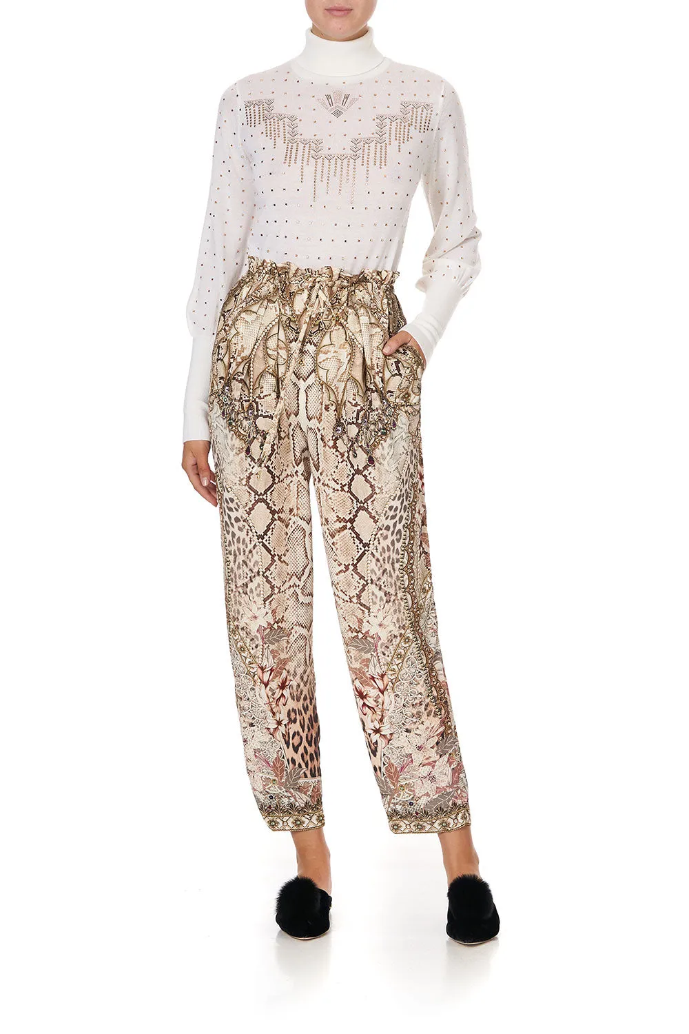 TUCK FRONT HAREM PANT ALL IS NOUVEAU