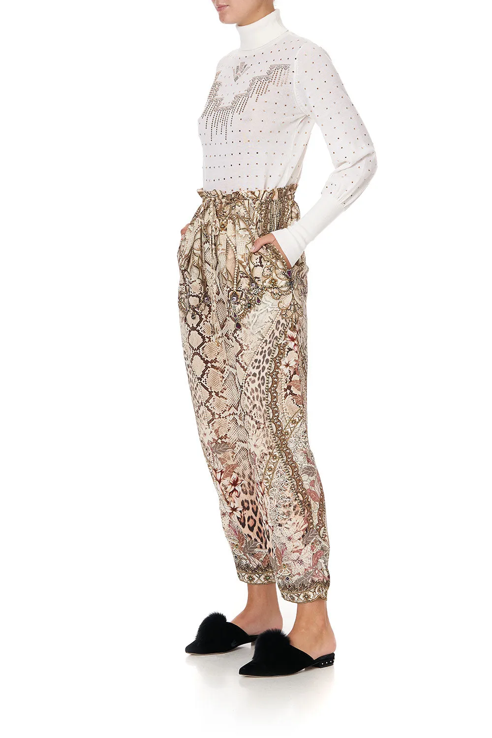 TUCK FRONT HAREM PANT ALL IS NOUVEAU