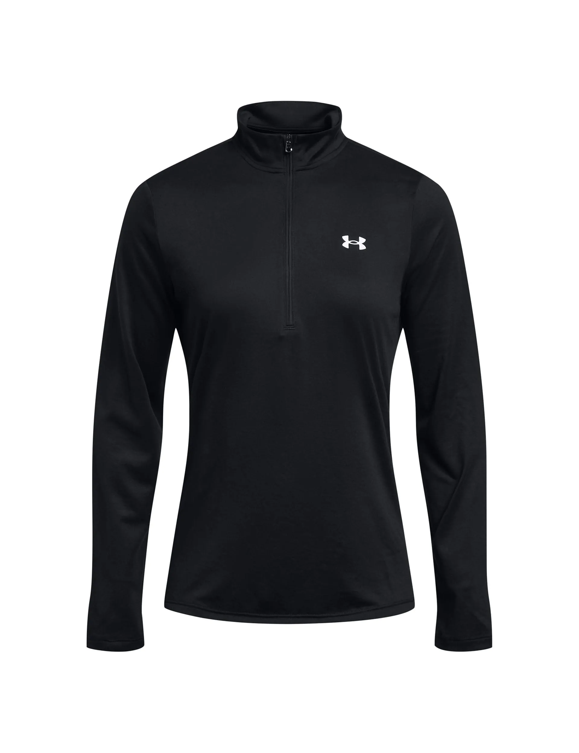 UA Tech 1/2 Zip - Black/White