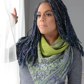 When Rain Falls Shawl Knitting Pattern - Digital Download